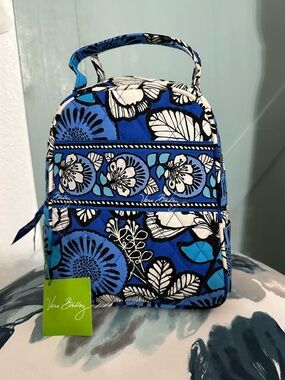 Vera Bradley Blue & White Floral Cosmetic Carry Case